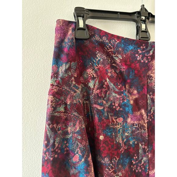 Christopher & Banks Womens Fairy Grunge Midi Skirt 8 Petite Purple Whimsigoth - Picture 2 of 7